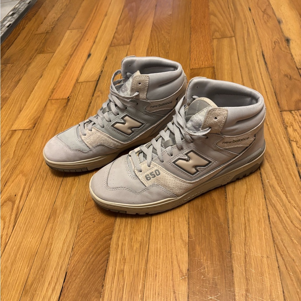 New Balance 650 Men's Beige High-Top Sneakers